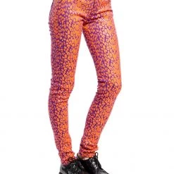 Tripp NYC Women Neon Leopard Skinny Jeans