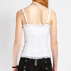 Tripp NYC Skull Embroidered Corset