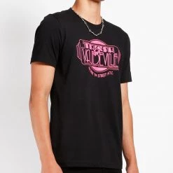 Trash And Vaudeville Black & Pink Trash & Vaudeville Logo T-Shirt