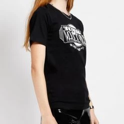 Trash And Vaudeville Black & White Trash & Vaudeville Logo T-Shirt