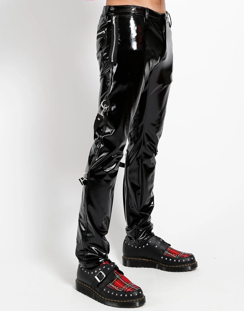 Tripp NYC Men Vinyl Chaos Pant