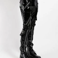 Tripp NYC Vinyl Classic Slim Leg Bondage Pant Men