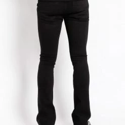 Trash And Vaudeville Men Black Bootcut Jeans