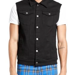 Trash And Vaudeville TRASH & VAUDEVILLE JEAN VEST Men