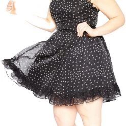 Tripp NYC Women Plus Size Poison Chiffon Dress