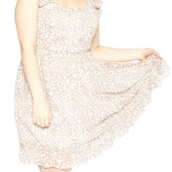 Tripp NYC Plus Size Sookie Skull Chiffon Dress Women