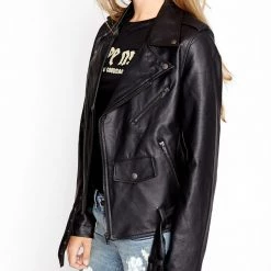 TRIPP NYC Classic Motorcycle Jacket Women